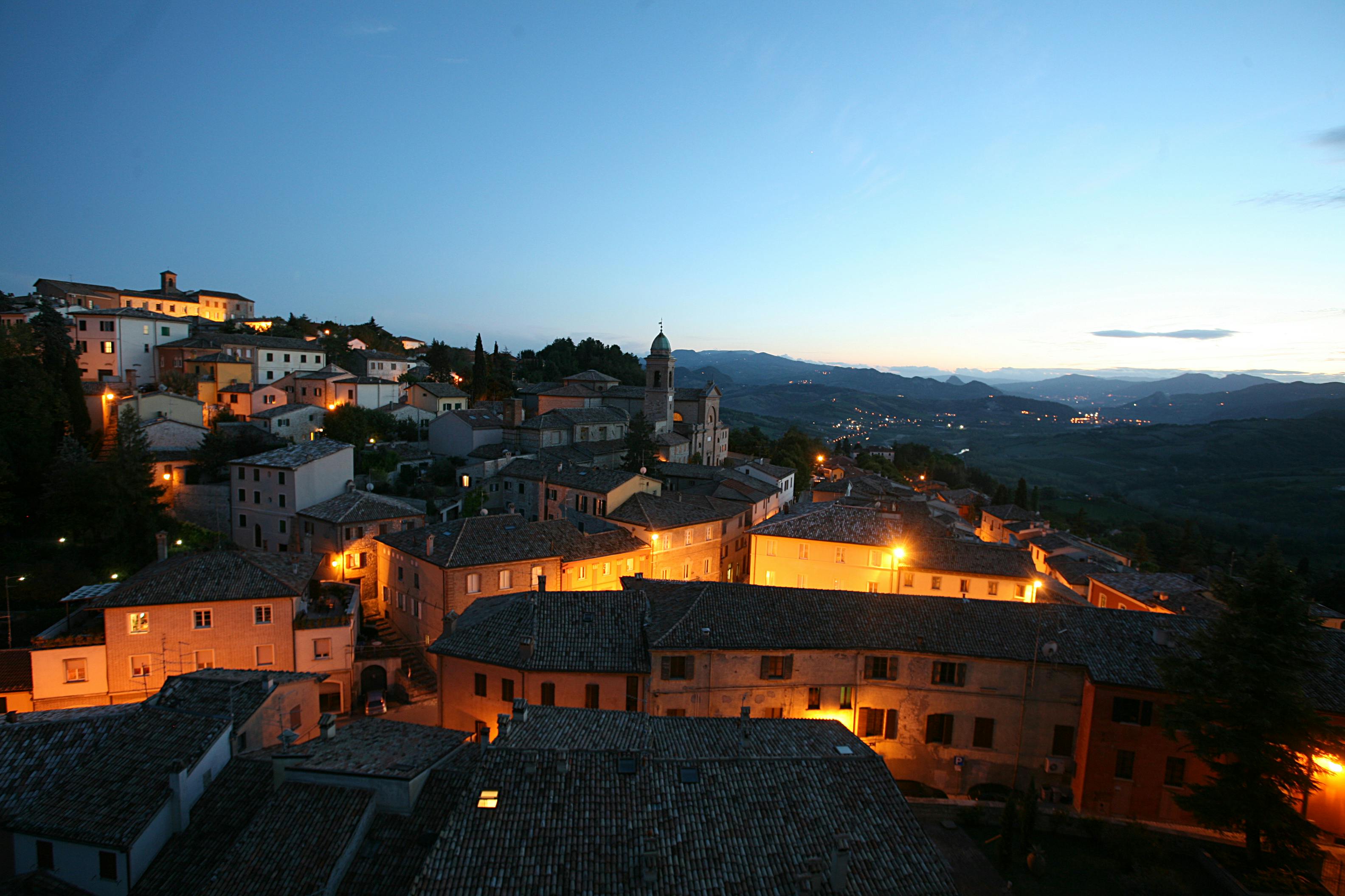 vista sul borgo Rimini