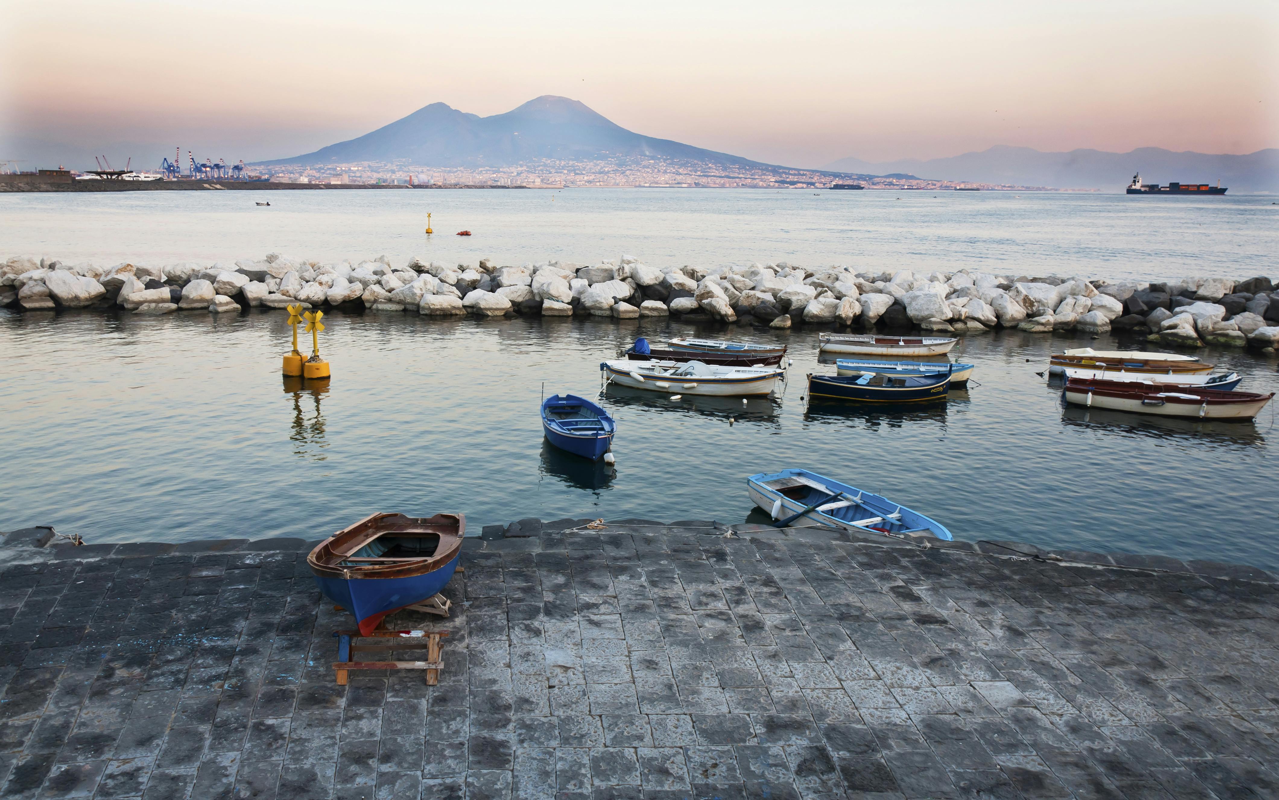 Top view of Mergellina, Naples