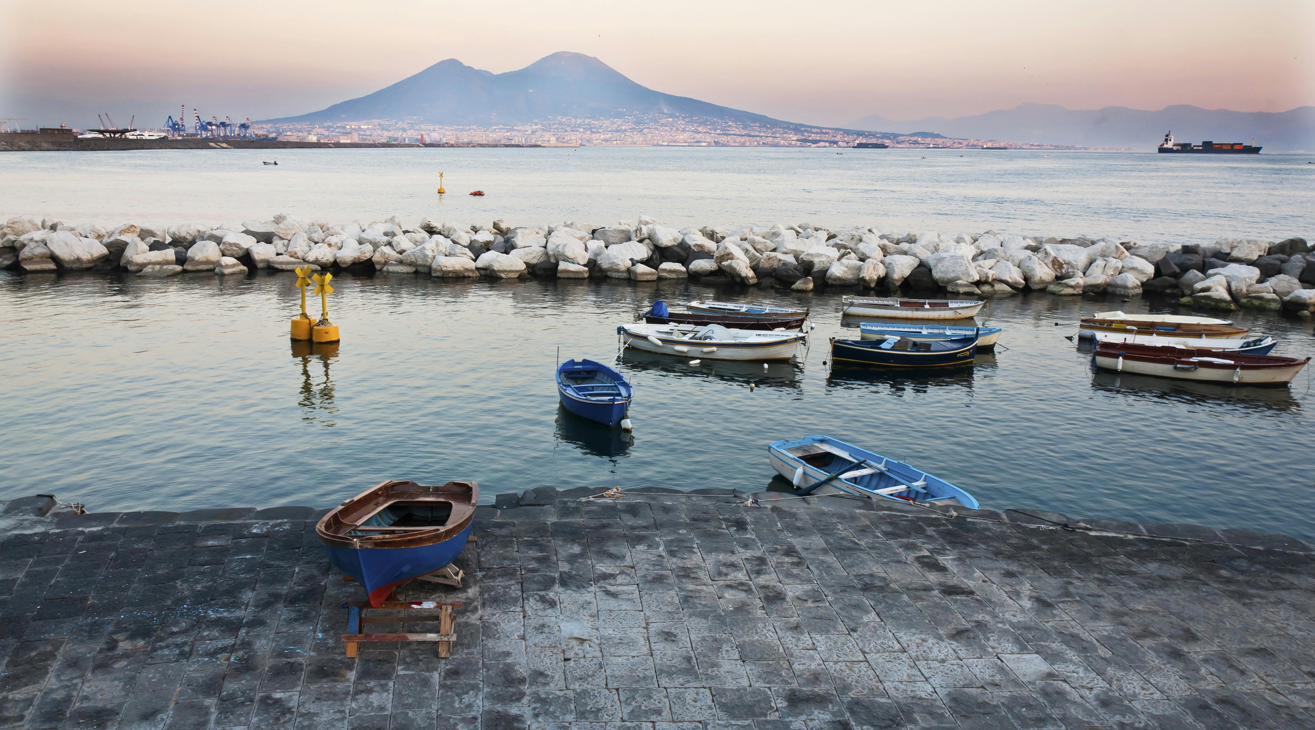 Top view of Mergellina, Naples