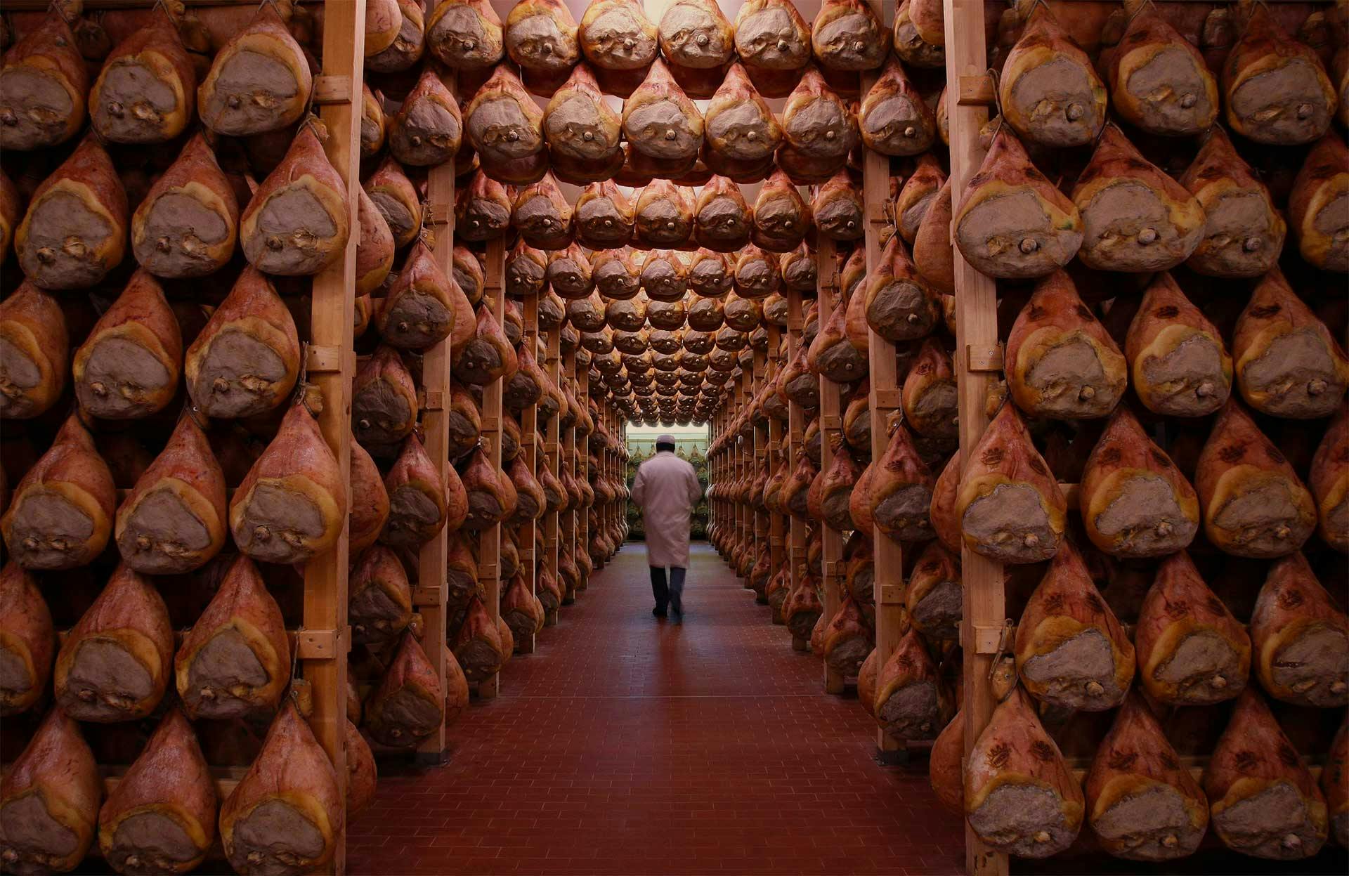 fabbrica del prosciutto di Parma