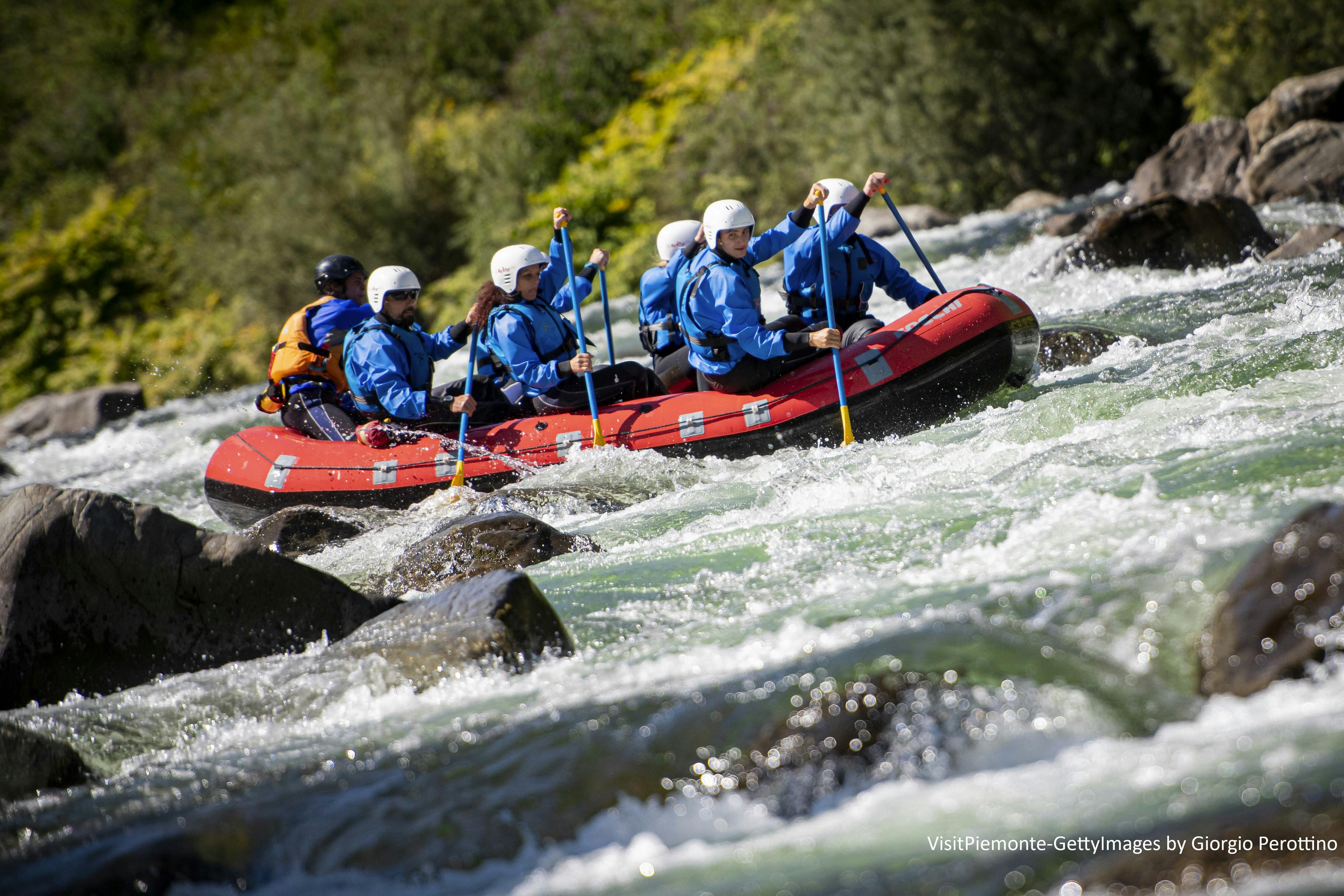 rafting su canotto