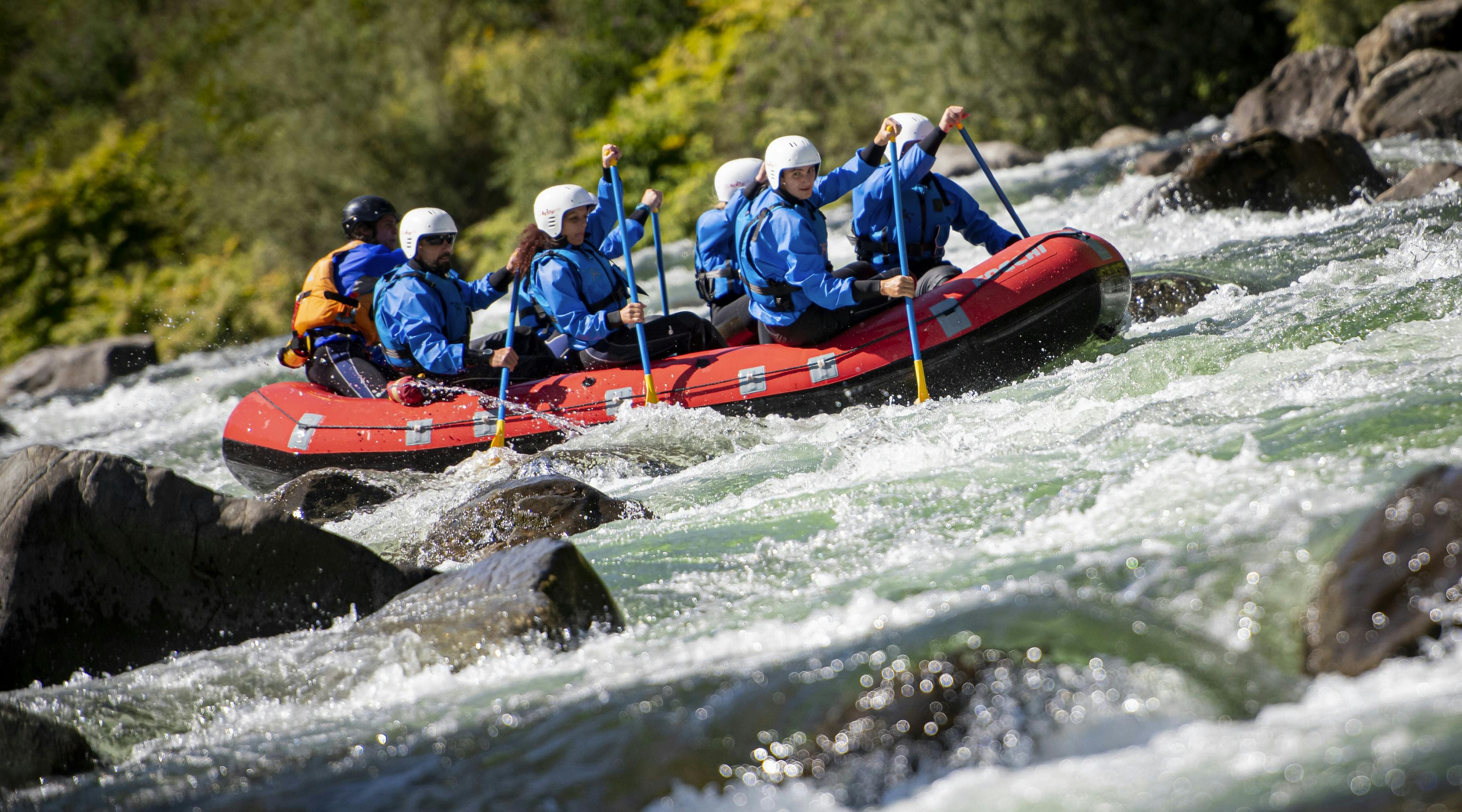 rafting su canotto