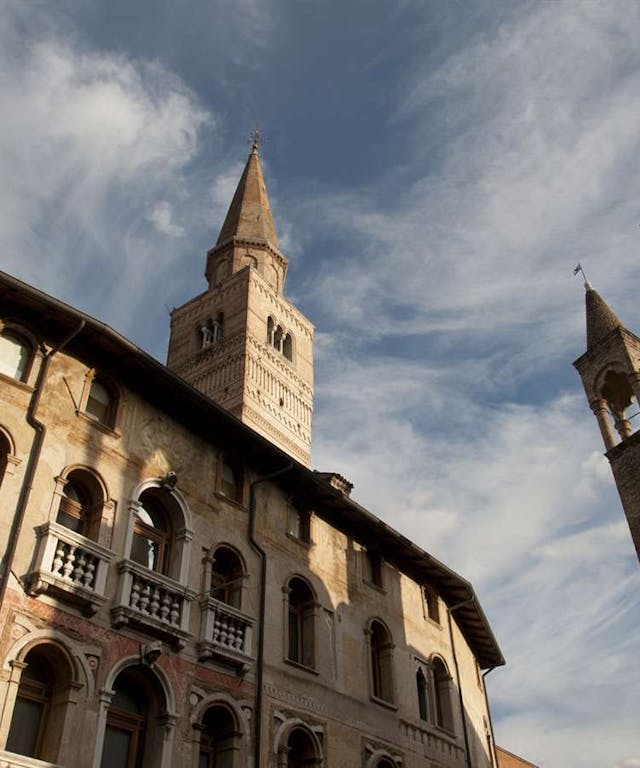 Top view of Pordenone, Friuli Venezia Giulia