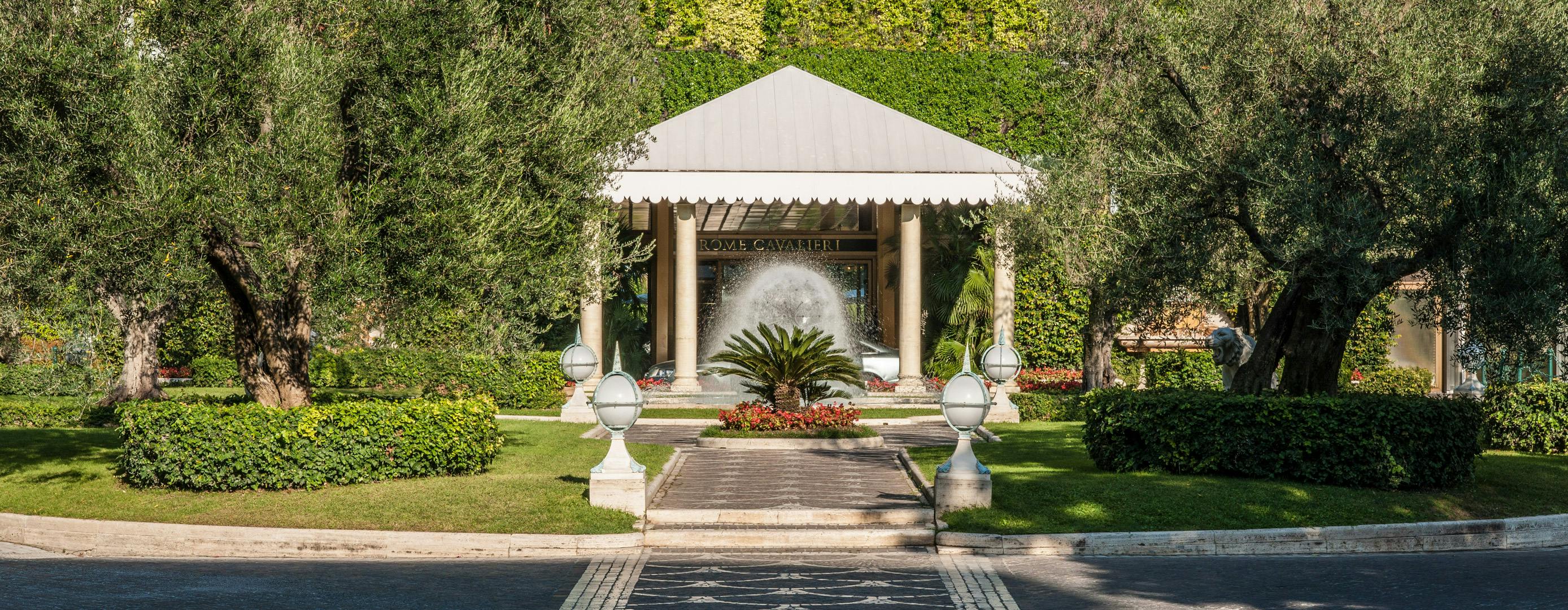 giardino e fontana