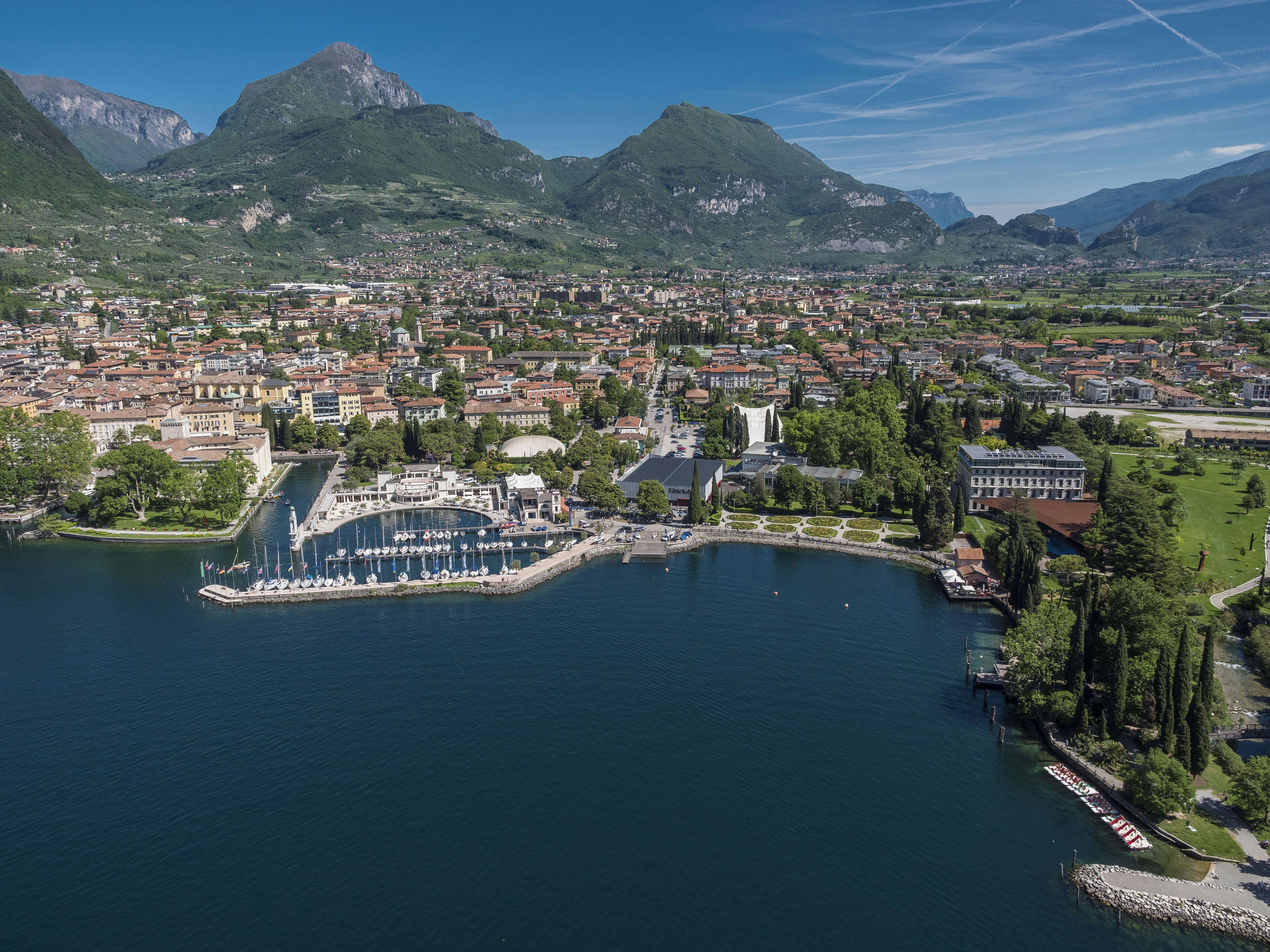 Top view Riva del Garda