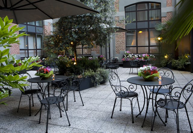 Starhotel courtyard