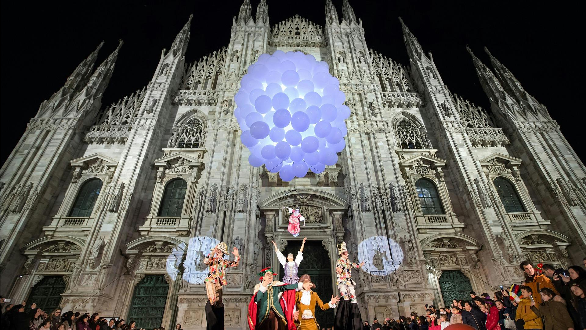 Top view of duomo di Milano