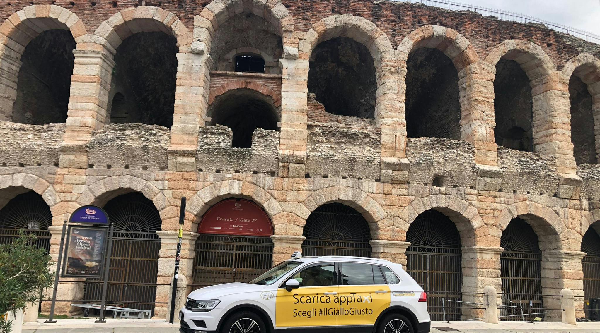 App taxi in Verona arena