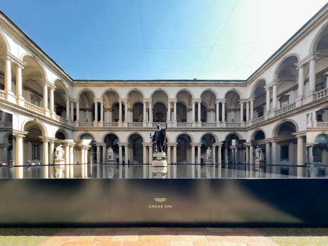 building with spa