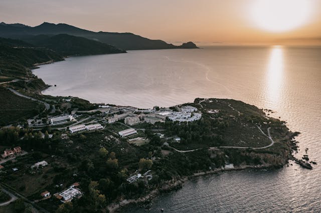 hotel from above