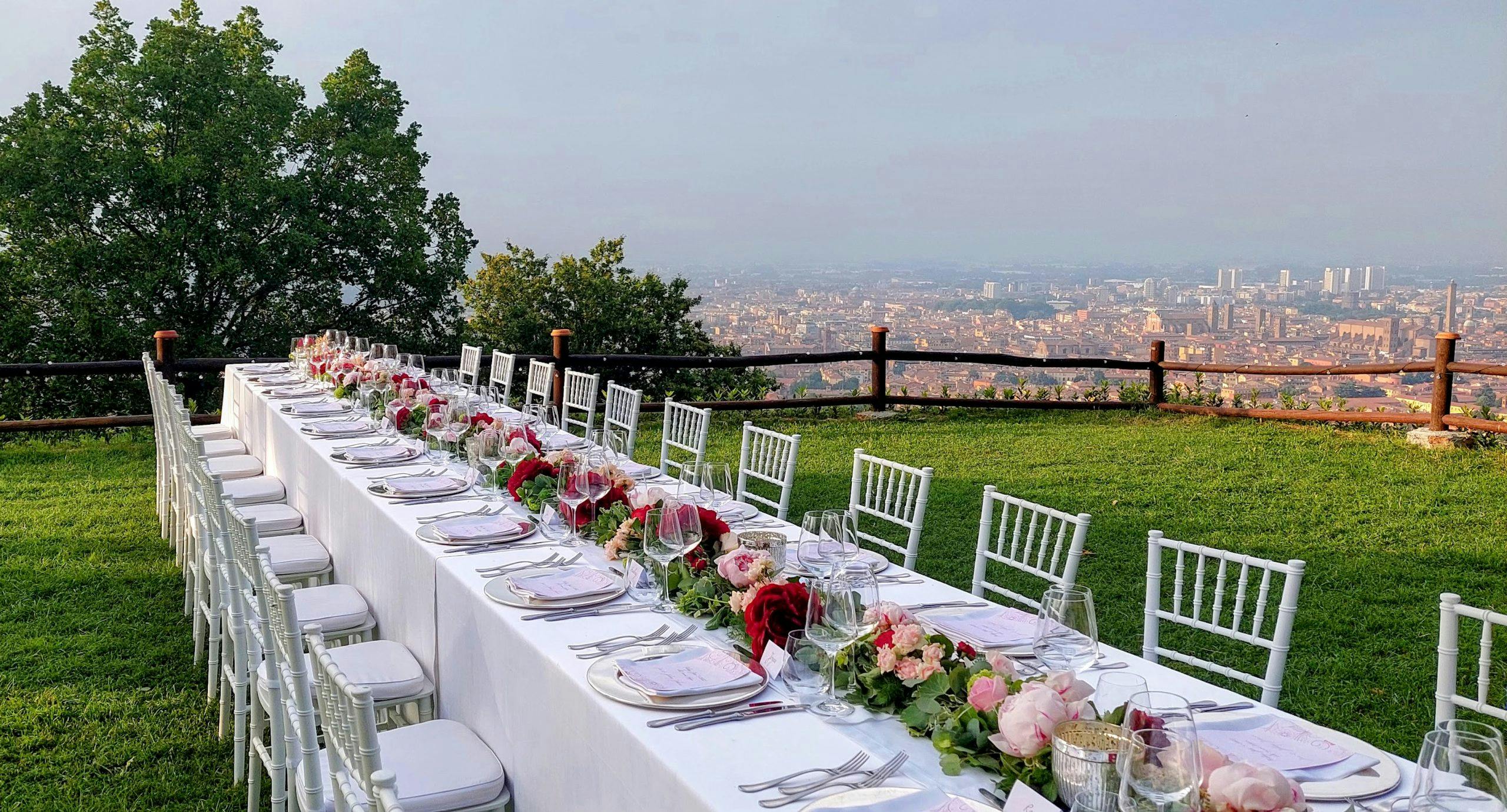 cena privata in una villa