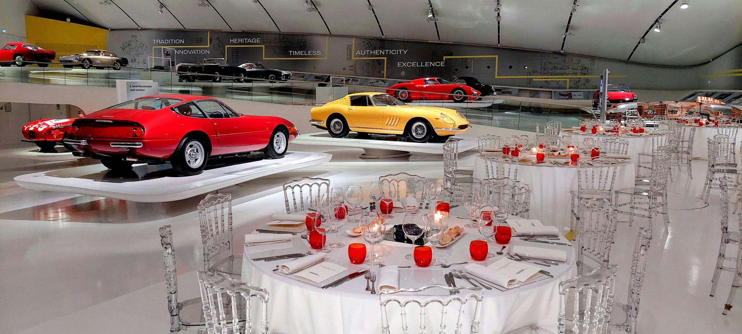 unique venue corporate event ferrari