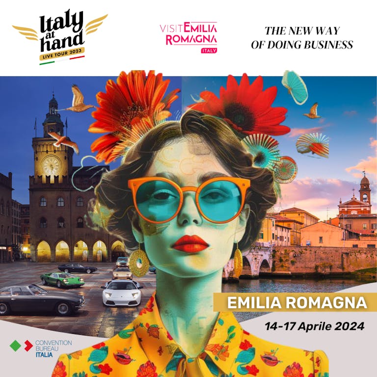 Poster event of Convention Bureau Italia