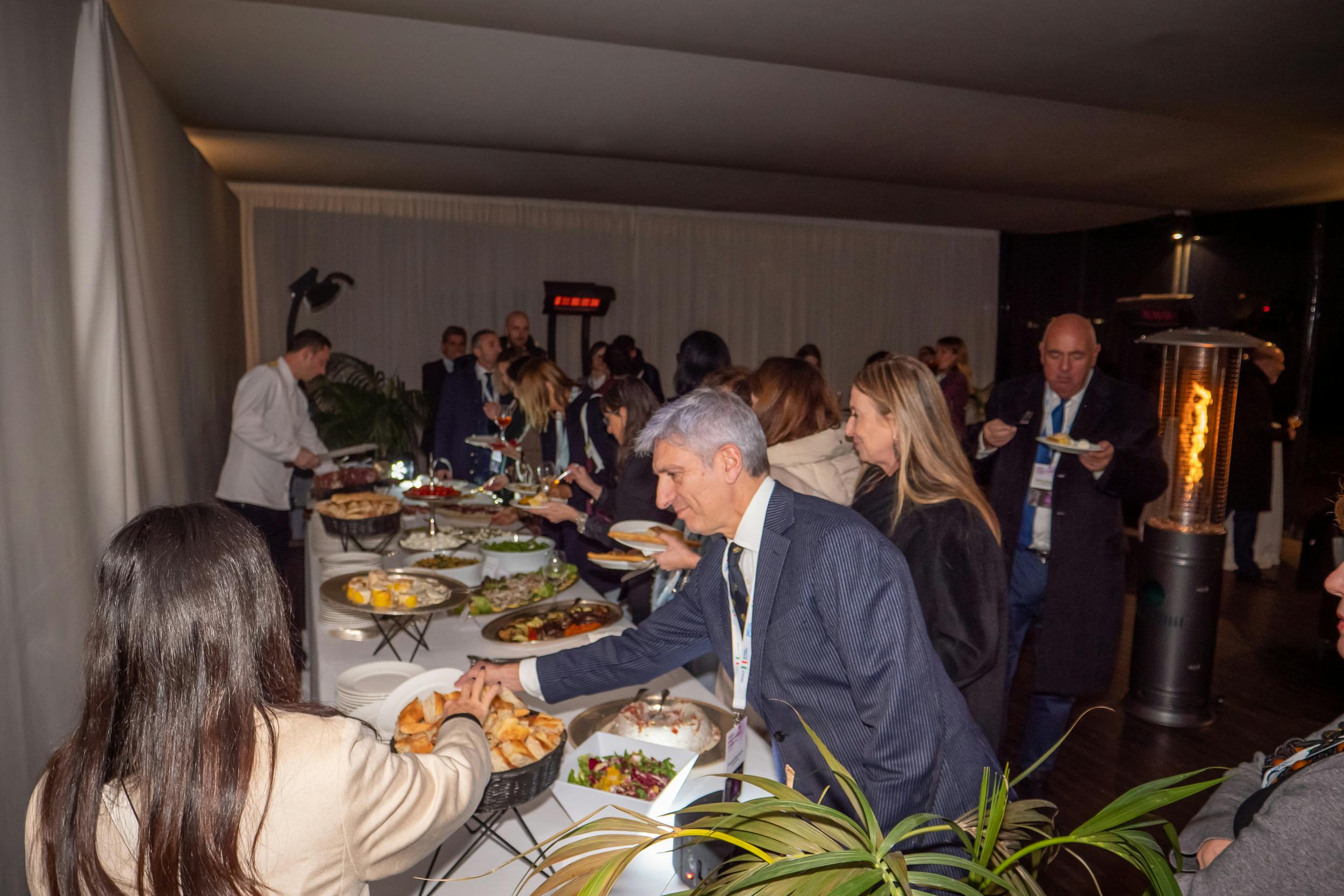 buffet dinner Convention Bureau Italia