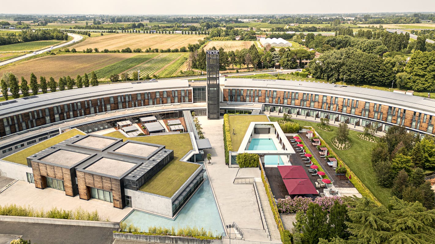 top view hotel