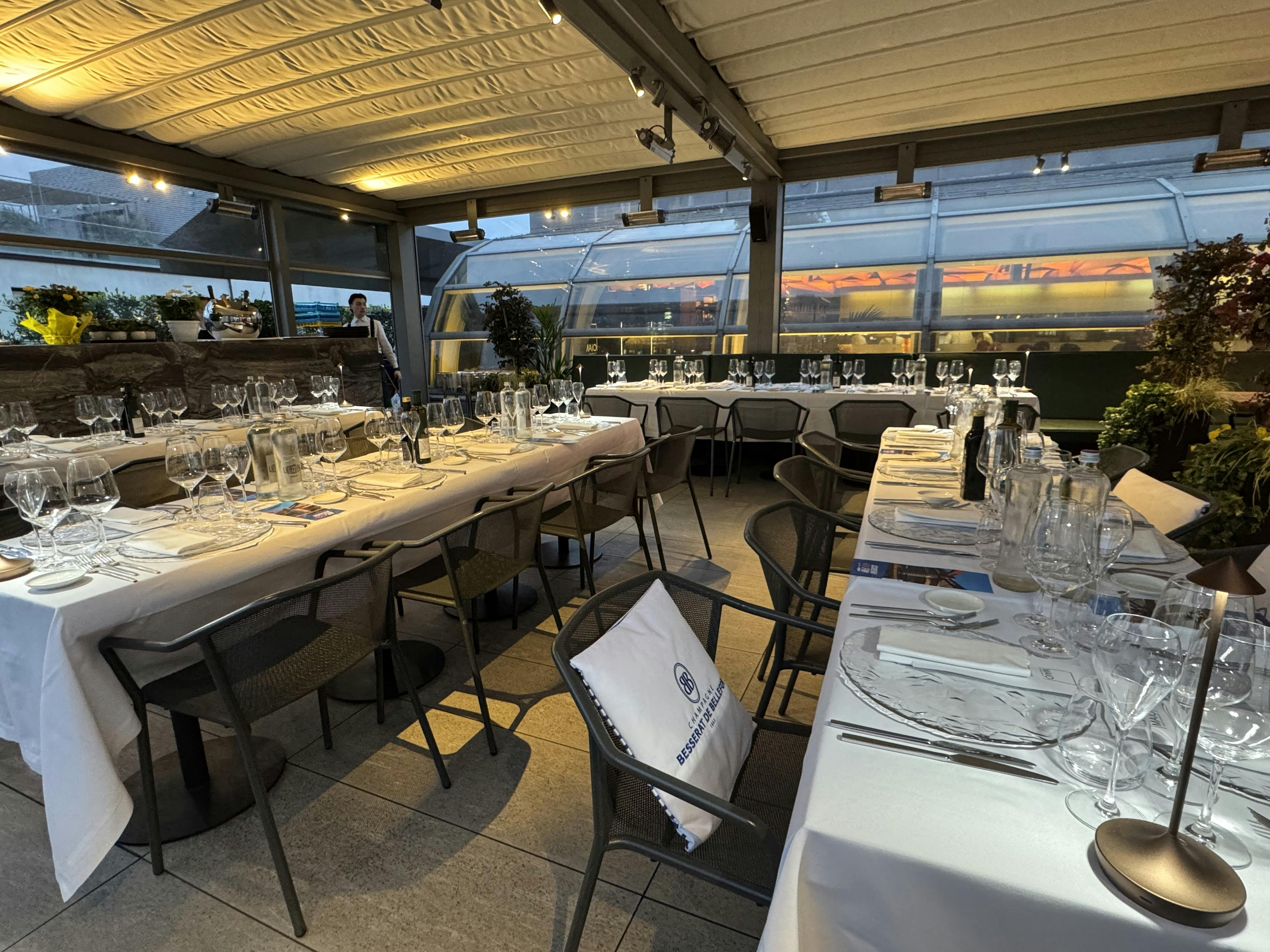 cena in terrazza