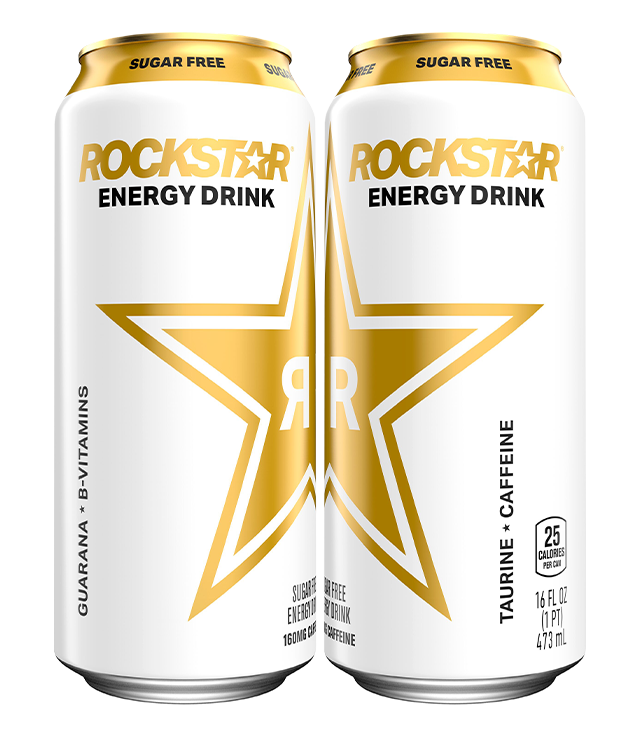 Rockstar Energy Drink, Zero Calorie, Silver Ice 16 fl oz (473 ml