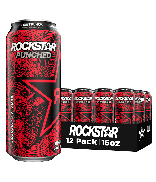 Rockstar Energy Drink - Punched Fruit Punch