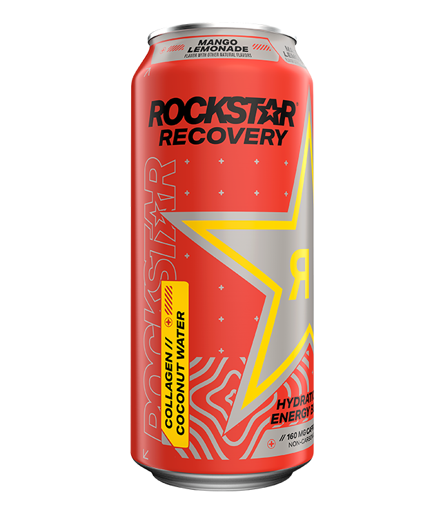 Rockstar Energy Drink - Recover Mango Lemonade