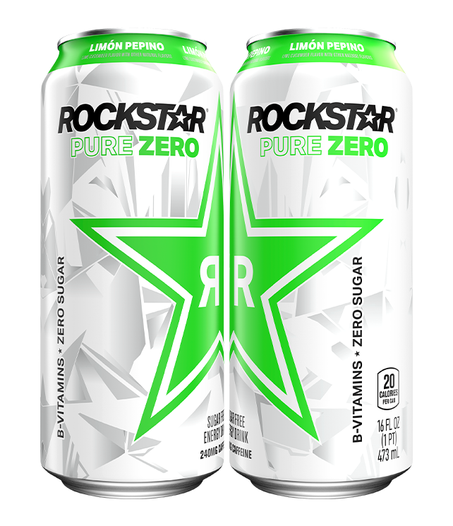 Rockstar® Pure Zero Sugar Free Lime Cucumber Energy Drink Can, 16