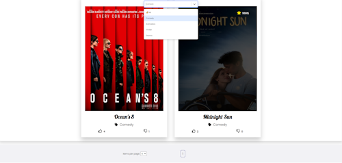 Movies app's screenshot.
