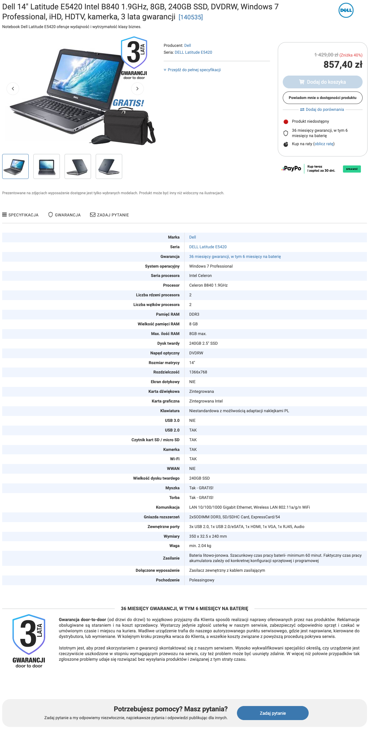 Przykład zastosowania parametrów w sklepie sck.pl