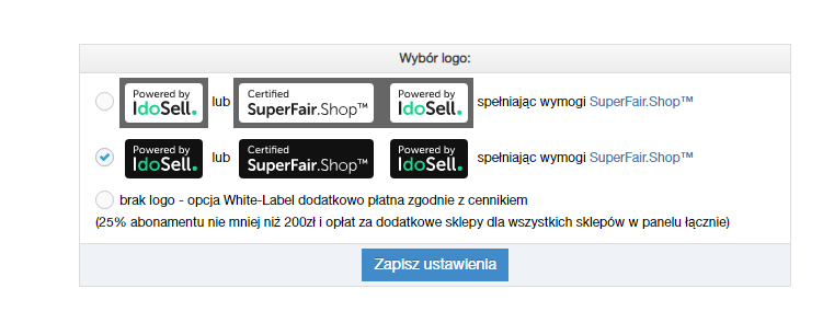 Zmiana logotypu Idosell i usługa White-Label