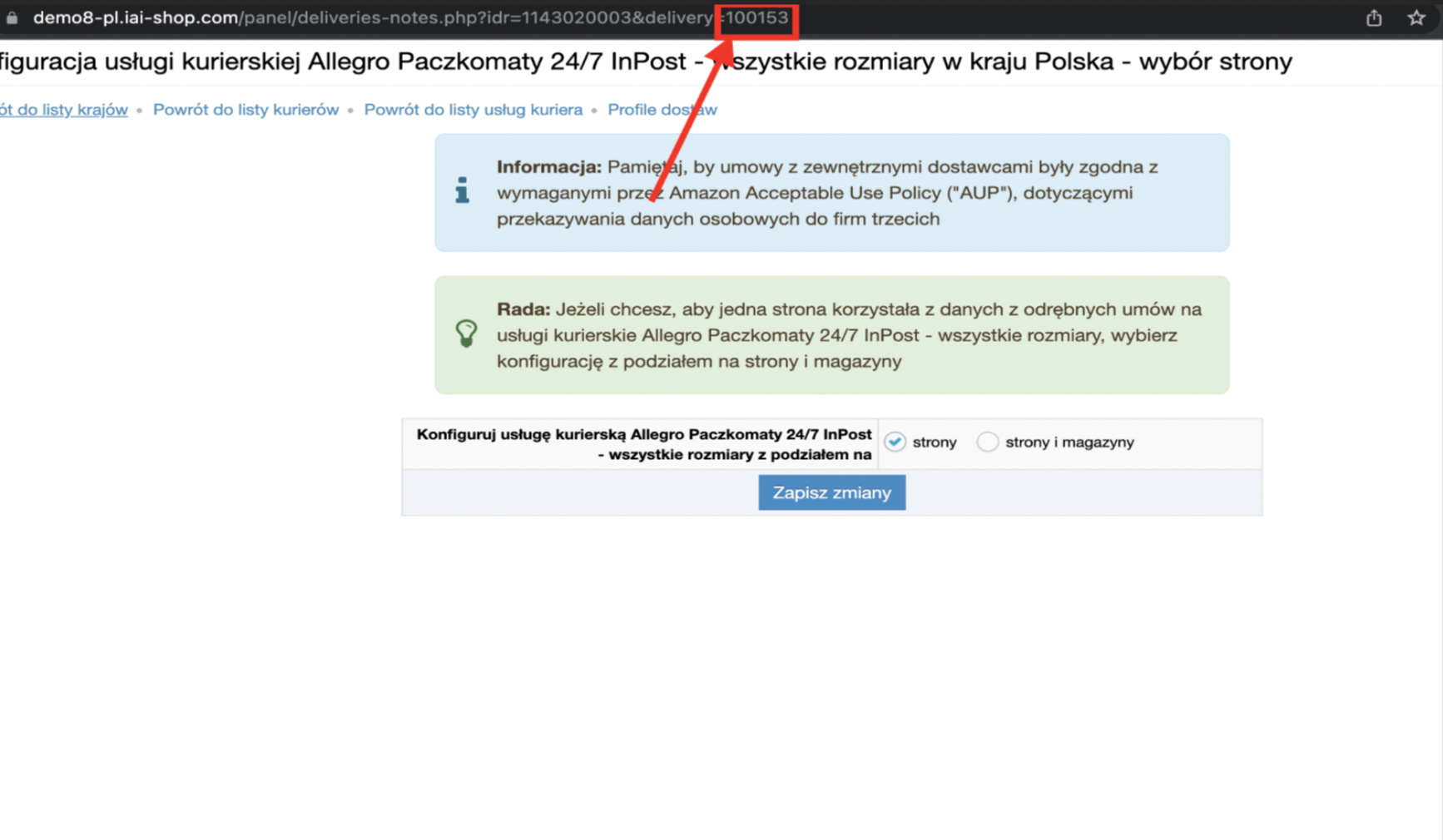 Konfiguracja integracji z morele.net w panelu IdoSell Shop