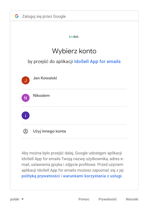 Konfiguracja skrzynki e-mail dla Google