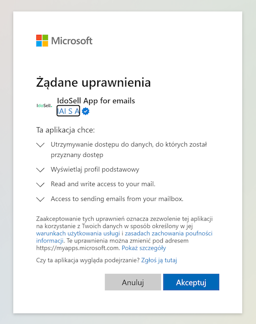 Konfiguracja skrzynki e-mail dla Microsoft