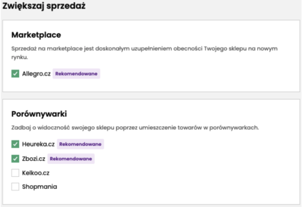 Zwiększenie sprzedaży