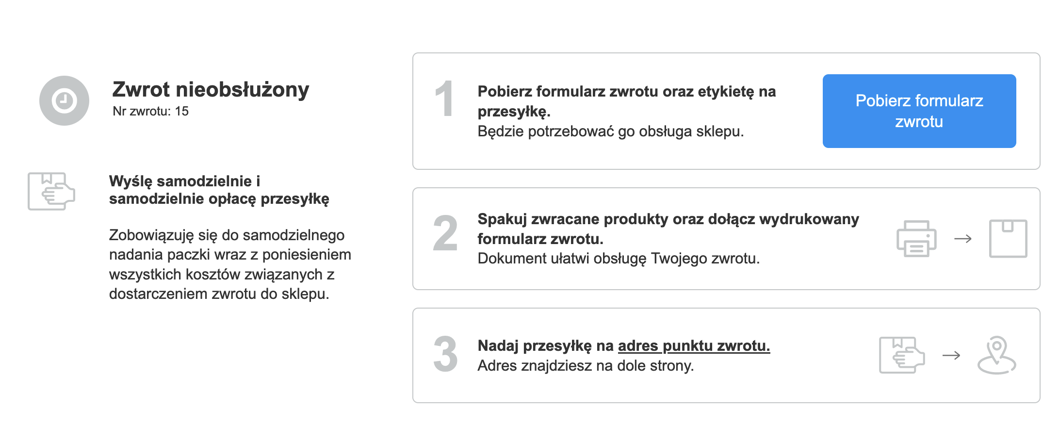 zwroty i reklamacje