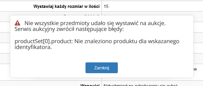 Nie znaleziono produktu dla wskazanego identyfikatora