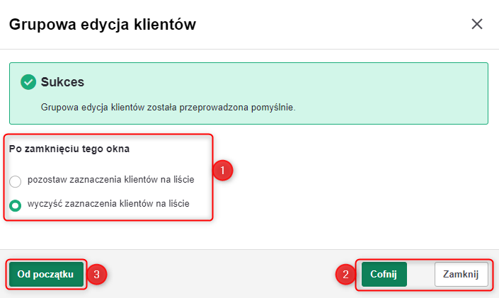 Grupowa edycja klientów