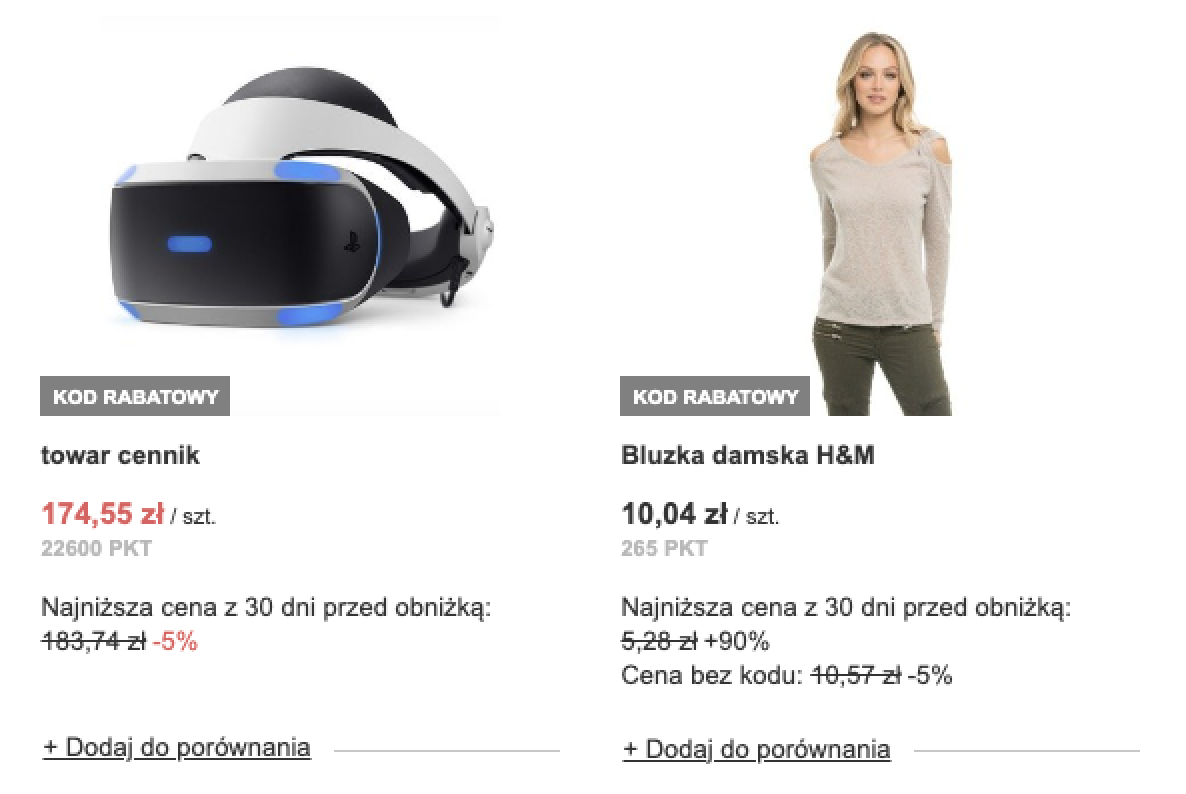 Wyświetlanie etykiety KOD RABATOWY