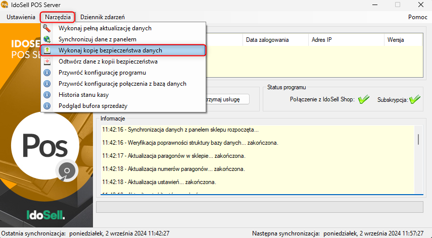 IdoSell POS - nagle przestał się uruchamiać, bądź przestał działać