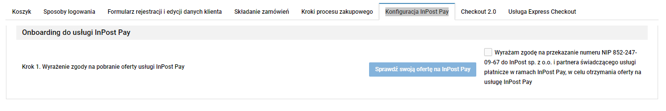 Konfiguracja InPost Pay