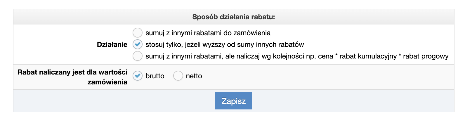Rabaty progowe - sposób działania rabatu