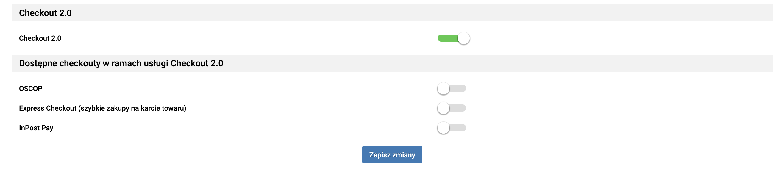 Checkout 2.0