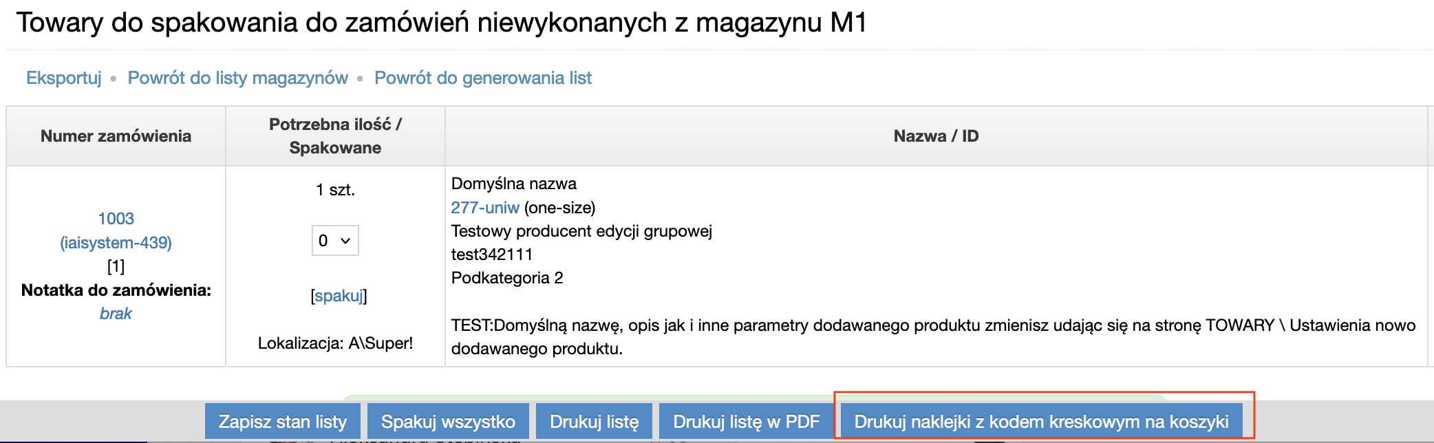 Konfiguracja dokumentów innych niż sprzedaży