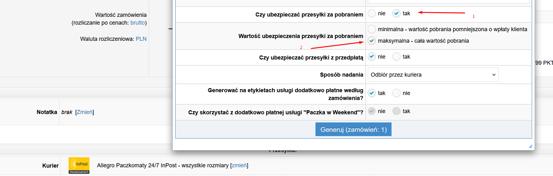 allegro_inpost_insurance_cod