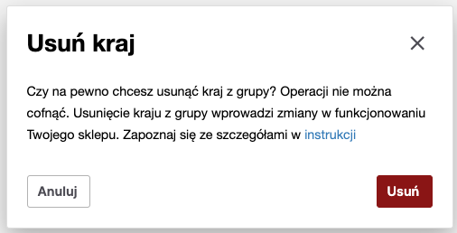 Usun kraj z grupy