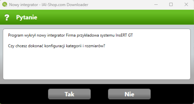 Nowa oferta wyeksportowana przez Bridge, dodawana przez Downloader