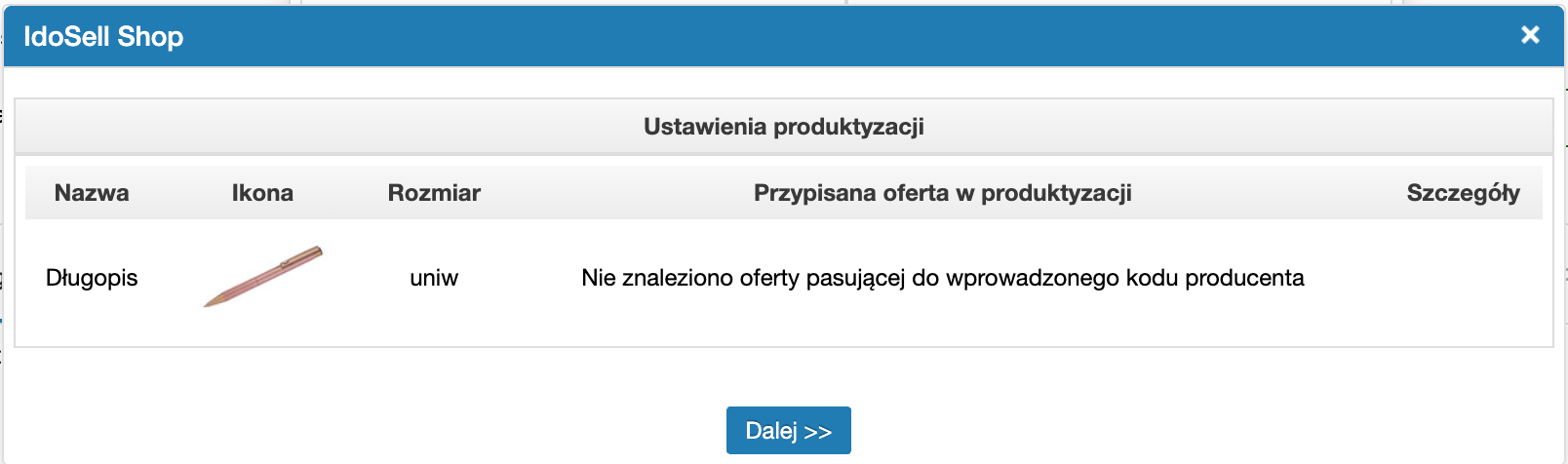 Brak produktu w katalogu Empik