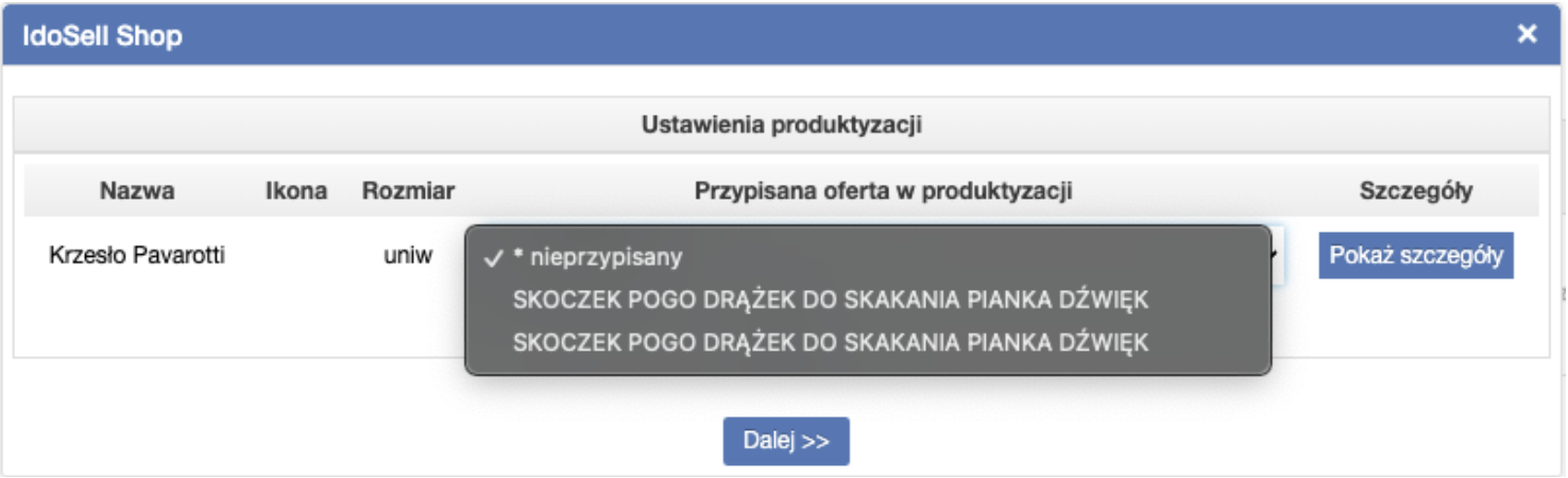 Powiązanie towaru z katalogiem Empik