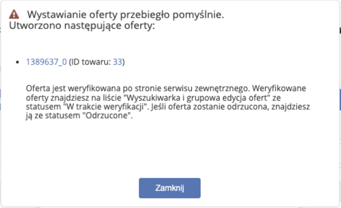 Wystawienie oferty empik