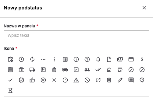 Nowy podstatus