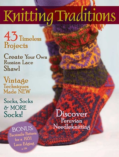 Cover of Knitting Traditions 2010