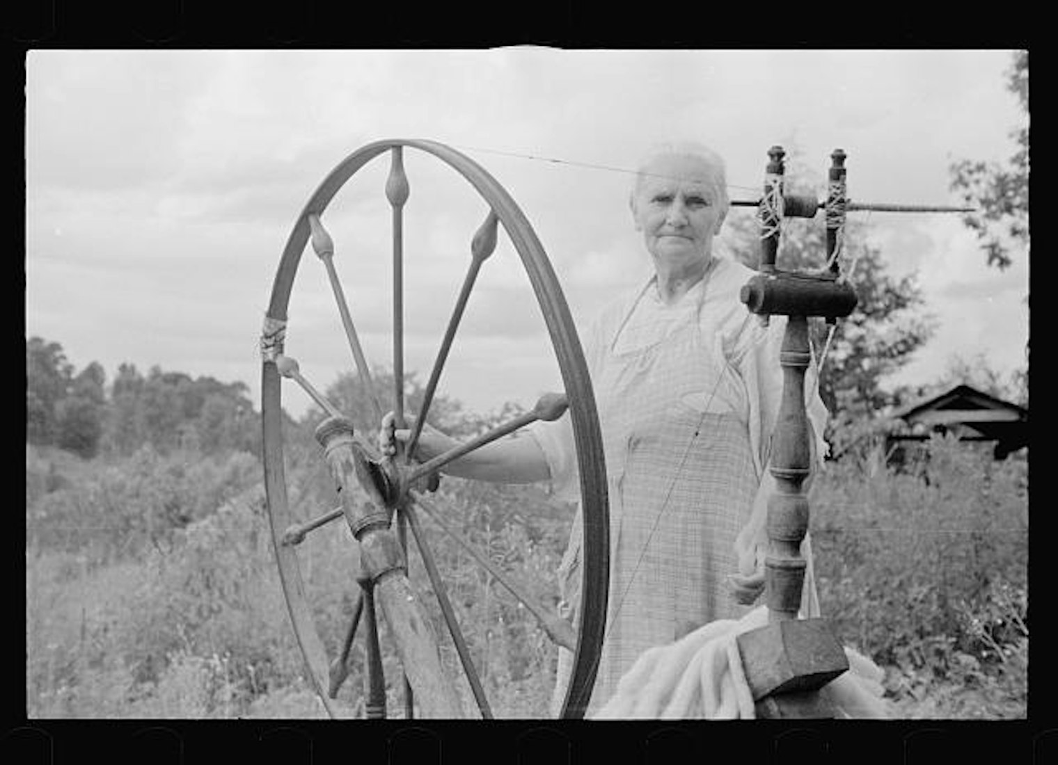 Woman at great wheel