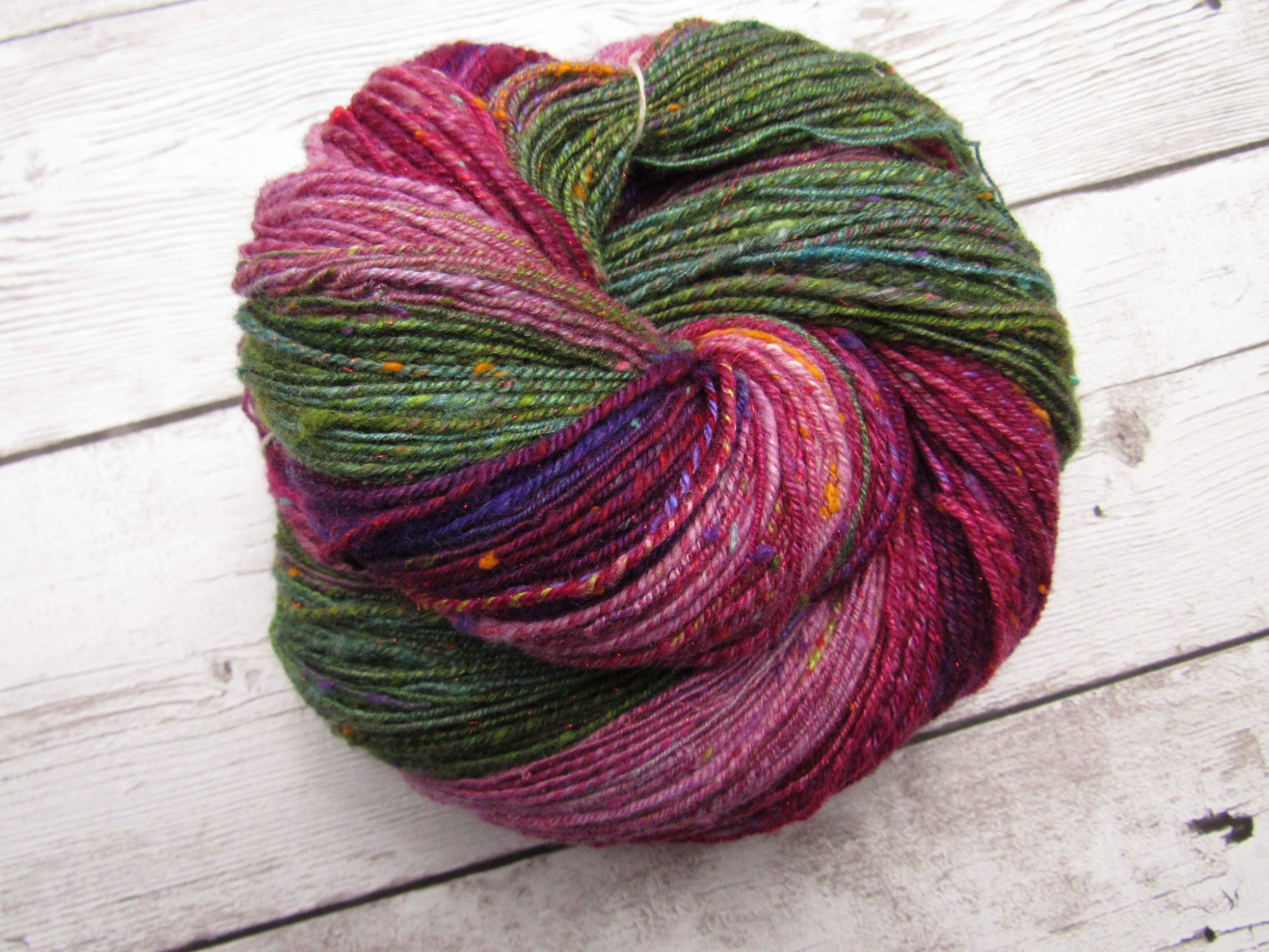 Plied yarn from Debbie Held